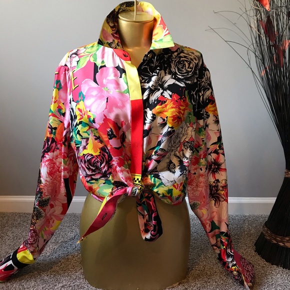 Versace Tops - VERSACE Silk Shirt